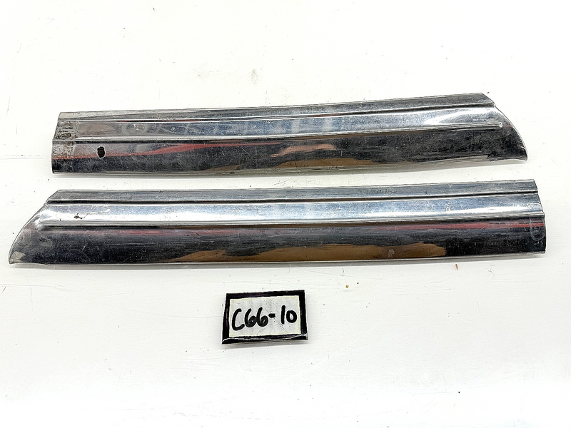 OEM 1963 1964 1965 Ford Falcon Mercury Comet Windshield Top Header Molding Pair