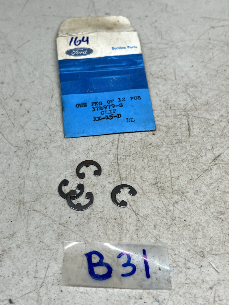(4) NOS Ford Washer 374979-S B31-164