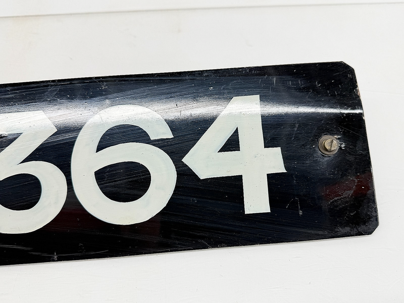 Porcelain PAIR Pre 1932 EL 1364 Bournemouth British License Plate Sign C47-71
