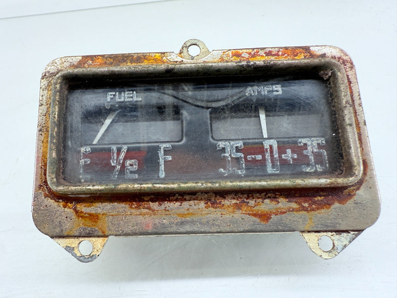 OEM 1939 DODGE PLYMOUTH PT81 MOPAR Fuel Amps Gauges Gauge Cluster Dash C36-48