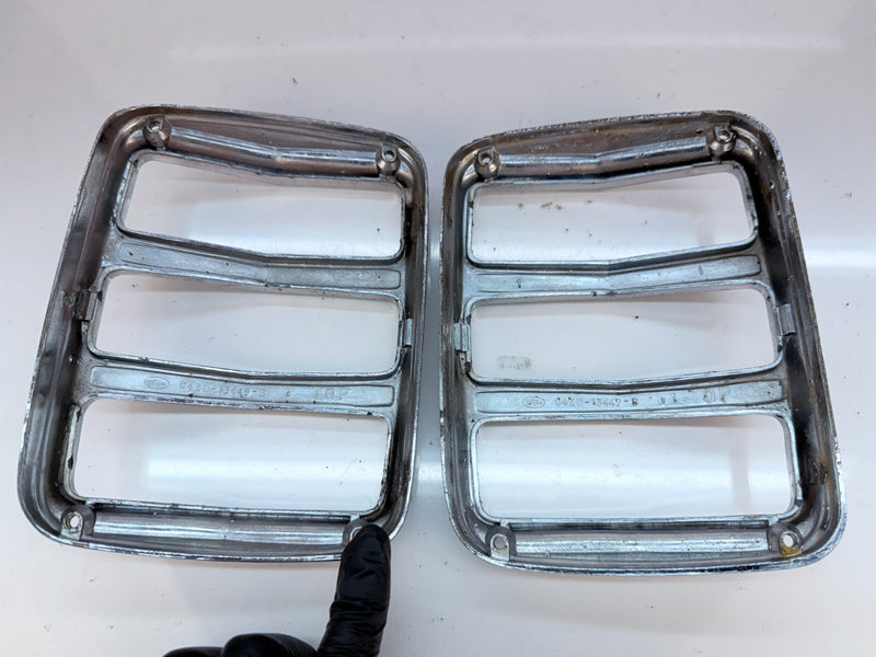 OEM Pair  1964 - 1966 Ford Mustang Tail Light Bezel LH RH C4ZB-13449-B 65 B66-34