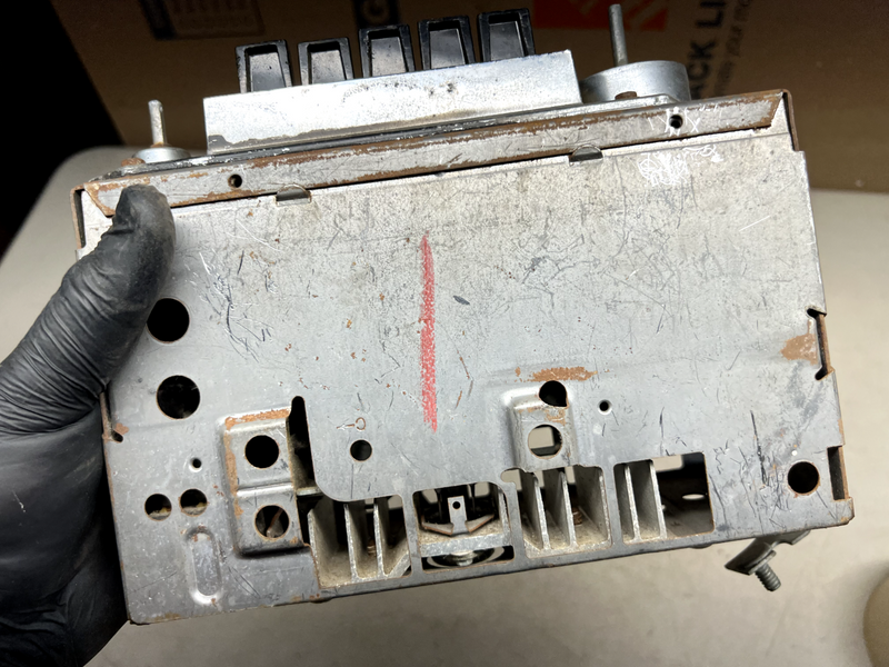 OEM Chevrolet Corvair Nova AM Push Button Radio Delco GM 7279922 B22-1