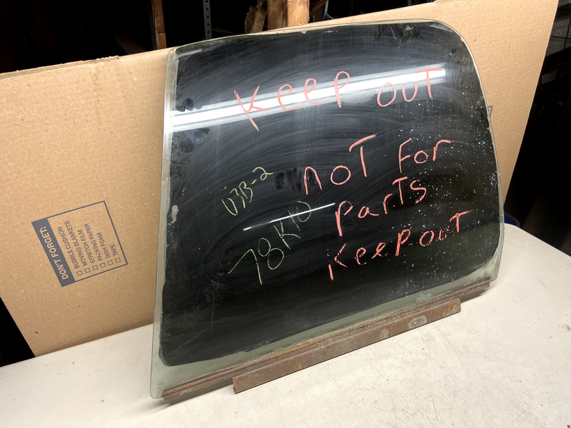 73-80 Chevy GMC K5 Blazer Suburban LH DOOR GLASS WINDOW CLEAR SQUARE BODY U3B-2