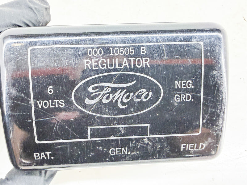 Vintage 1949 - 1955 FORD 6 VOLT VOLTAGE REGULATOR FoMoCo 10505-B C78-40