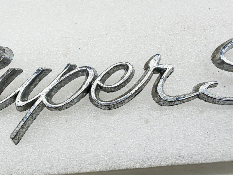 OEM 1965 1966 CHEVY IMPALA SUPER SPORT SCRIPT EMBLEM 3866070 E10-61