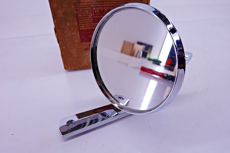 NOS 1960 - 1966 Ford Fairlane Falcon Galaxie Mustang Side Rear View Mirror C55