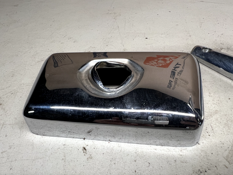 NOS THUNDERBIRD FORD MIRROR LH DRIVER HOUSING OEM 1963-1964 63-64 U1C-B10