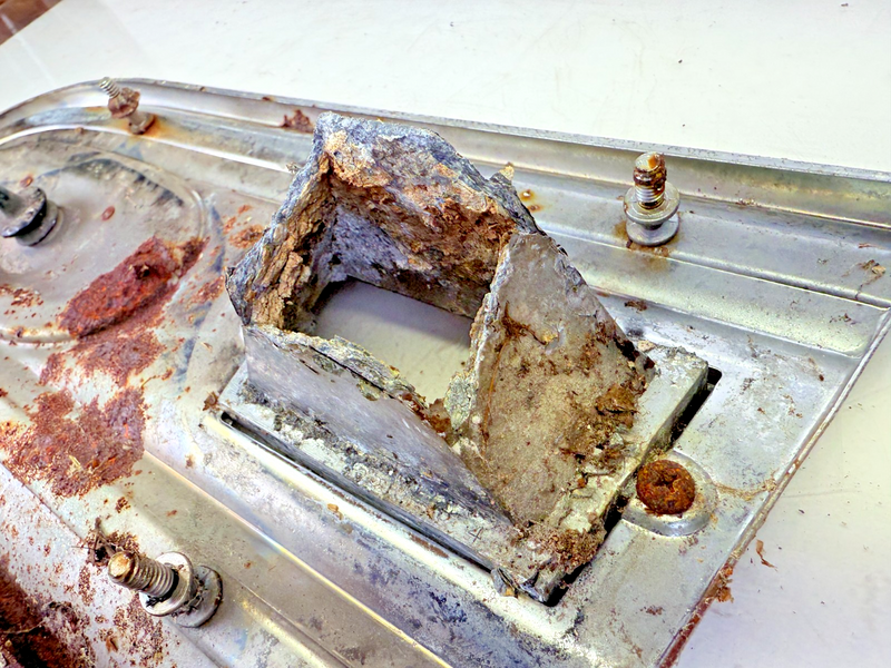 OEM 1958 Ford Fairlane Inner Tail Light Bezel Right Hand Pass Side B12-25