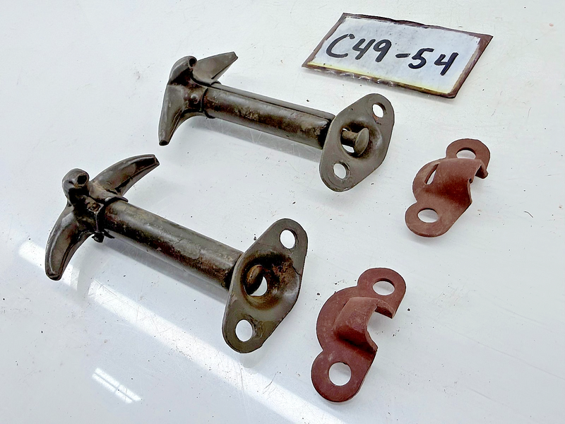Original 1939 - 1945 Jeep Willys M38 SET Hood Latch Hooks GPW MB C49-54