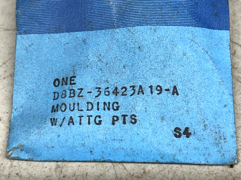 NOS 1978 79 80 81 82 83 FORD FAIRMONT BACK BELT SIDE MOULDING RH B29-84