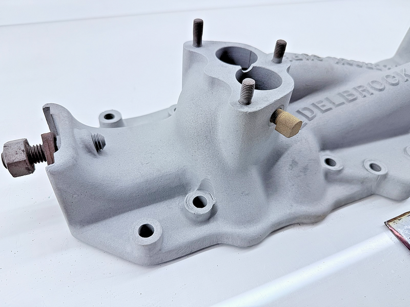 Vintage 1932-1948 Ford Flathead EDELBROCK SUPER Dual Carb Intake Manifold U1B-31