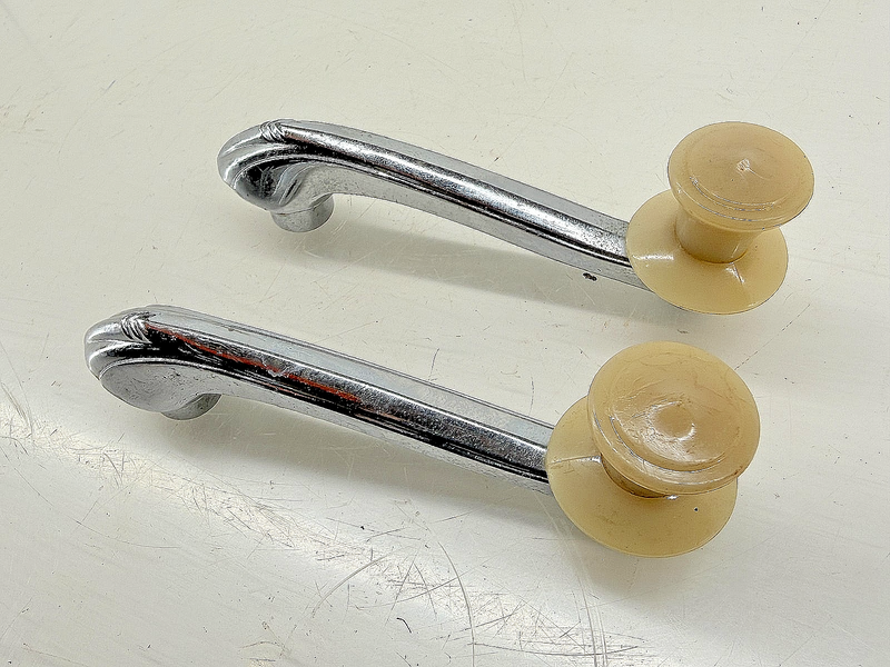 Vintage Original 1939 - 1942 DODGE DESOTO CHRYSLER WINDOW CRANKS 1930s C64-49