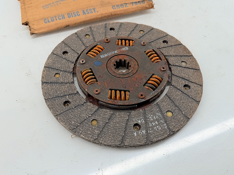 NOS 1965 Ford Mustang Falcon Fairlane Clutch Disc Assembly C50Z-7550-B C59-16