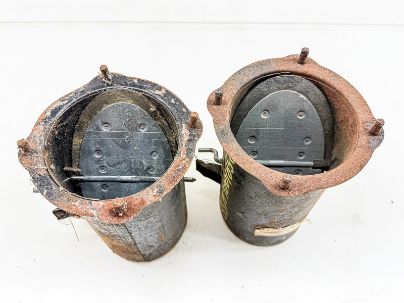NOS 1956 FORD Pair of Fresh Air Intake Tubes Thunderbird Fairlane B62-45