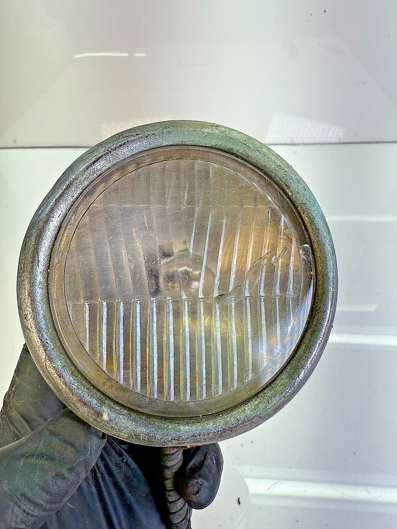 RARE VINTAGE 1920's - 1930's COWL LIGHT Great Patina! Rat Rod B52-24