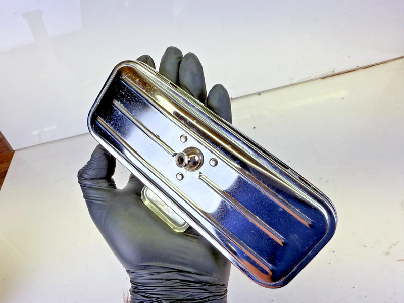 Vintage S&M LAMP GLARE PROOF  Rear View Mirror 1950's Chevrolet B12-23