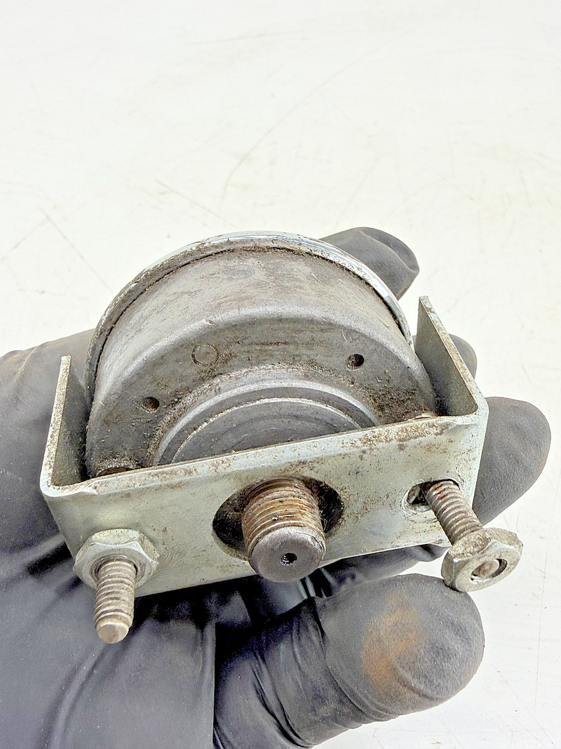 Vintage 1950s-60s Hot Rod Gasser Stewart Warner SW Pressure Gauge 80 PSI C39-44