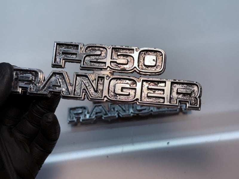 OEM Ford Ranger 250 Truck Pair Emblem Badge Decal Name Plate D7TB16702EWB B32-77