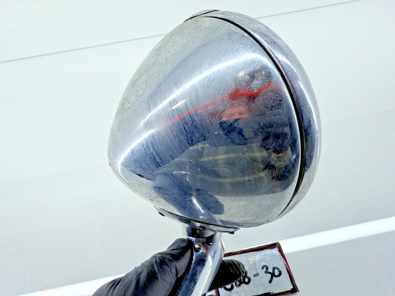 VINTAGE UNITY MODEL S6 SPOTLIGHT SEARCH LIGHT CAR TRUCK LIGHT Chrome Rod C28-30