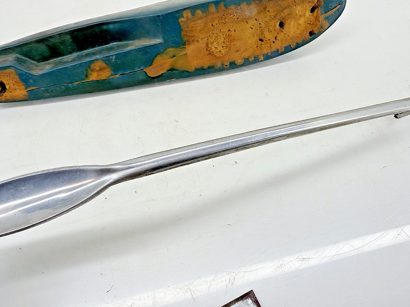 OEM 1961 1962 Ford Galaxie 500 2dr LH Front Armrest Stainless Trim Custom C50-23