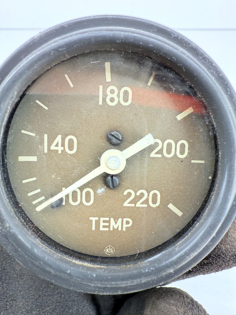 RARE OEM Willys Jeep MB FORD GPW Stewart Warner Temperature Gauge C36-42