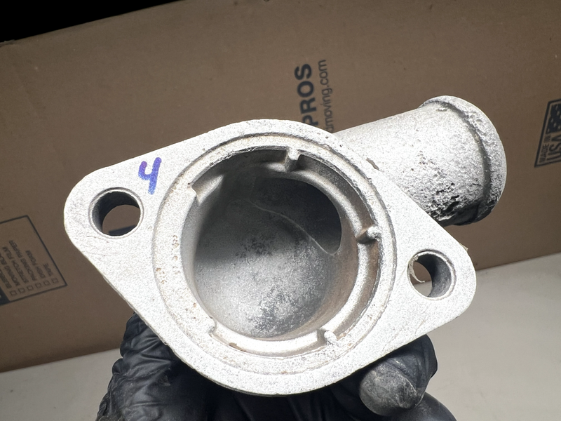 60-72 DODGE PLYMOUTH SLANT6 WATER OUTLET THERMOSTAT HOUSING MOPAR 2121524 B20-4