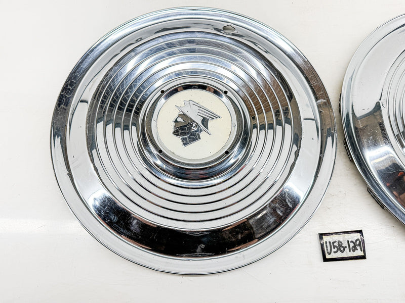 1955 1956 MERCURY MONTCLAIR MONTEREY MEDALIST COUPE HUBCAPS WHEEL COVERS U5B-129