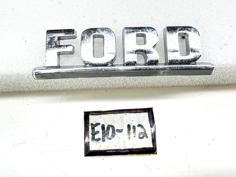 Vintage 1959's FORD F1 F100 TRUCK HOOD LETTER EMBLEM E10-112