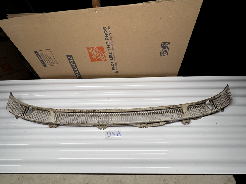 OEM 1960 Chevy Impala Windshield Wiper Cowl Vent Grill Panel Belair U5B-8