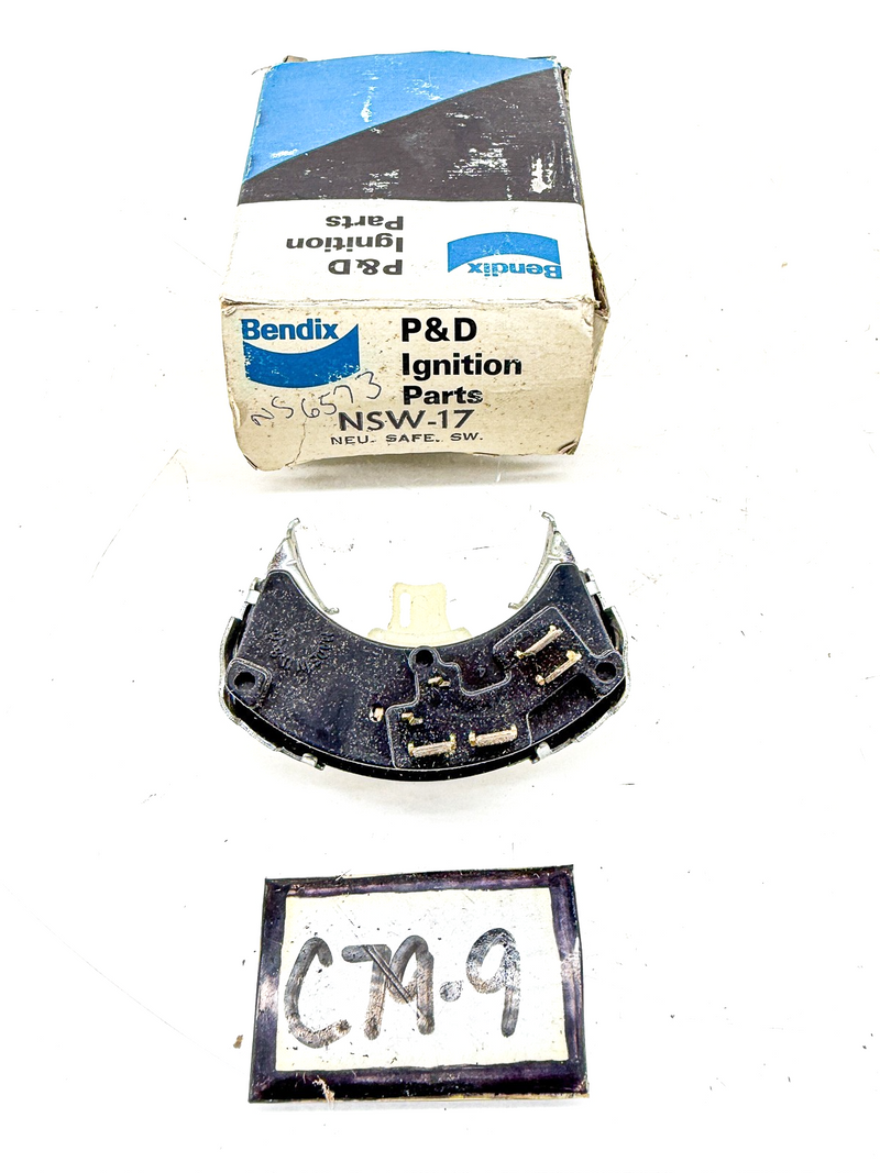 NOS 1960S CHEVY GM BENDIX NSW-17 NEUTRAL SAFETY SWITCH C79-9