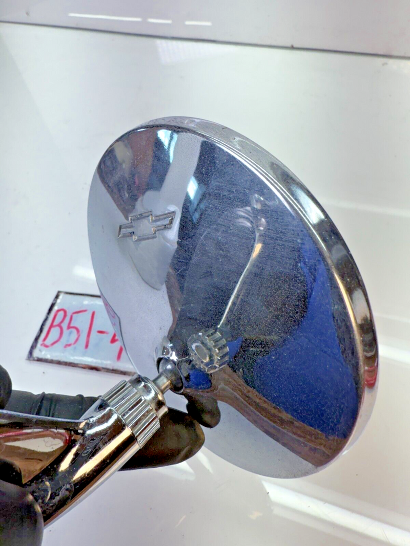 1963 1964 1965 1966 CHEVELLE NOVA ORIGINAL BOWTIE DRIVER SIDE DOOR MIRROR B51-49