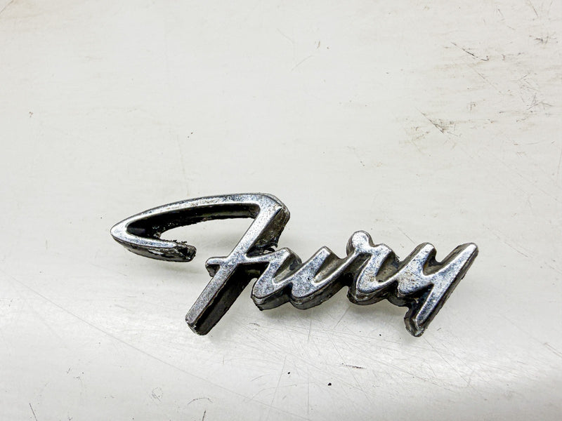 OEM 1967 1968 PLYMOUTH FURY FENDER EMBLEM MOPAR 2902157 E10-104