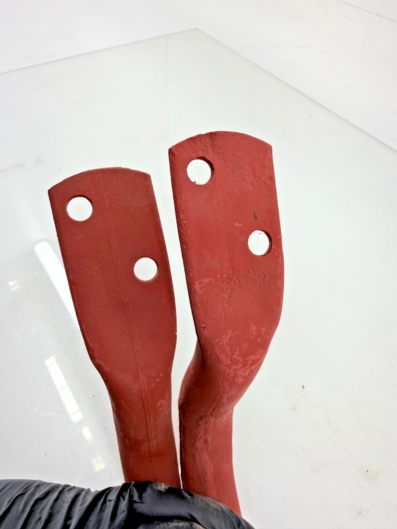 OEM Willys MB M38 Ford GPW Jeep Pair Rear Corner Body Lift Handle "F" Mark C4027