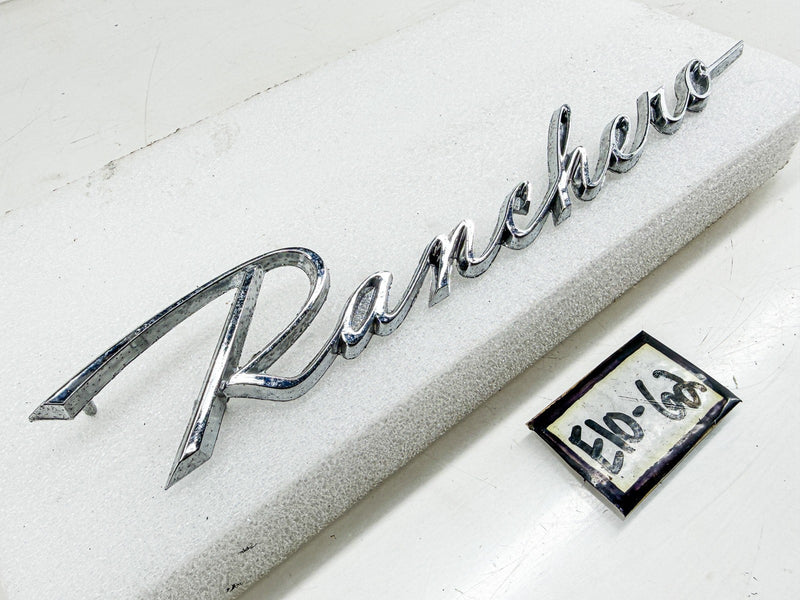 OEM 1961 1962 1963 1964 FORD FALCON RANCHERO SCRIPT EMBLEM C1DB-16098-C E10-62