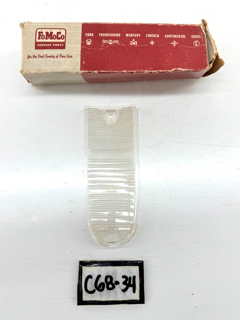 NOS 1962 1963 Mercury Comet Back-up Lamp Clear Lens SAE-R-62B-MY C68-34