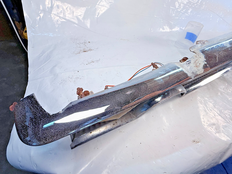 OEM 1955 Packard Chrome Upper Lower Grille Emblem / Lights Clipper U5B-101