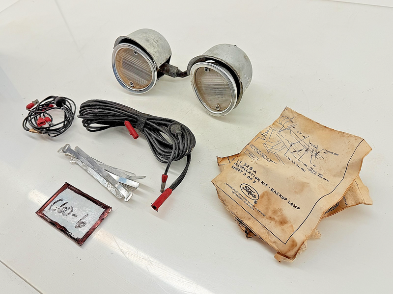 NOS OEM Ford 1960 Galaxie Backup Lights Lamps Back Up Fairlane Sunliner C60-6