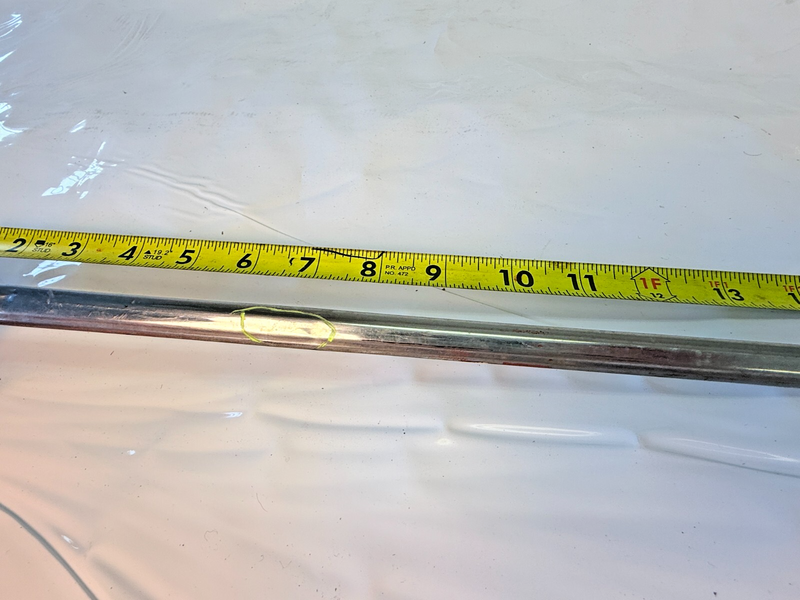 OEM 1960 IMPALA CONVERTIBLE 2 DOOR Quarter PAINT DIVIDER TRIM MOULDING LH S1-51