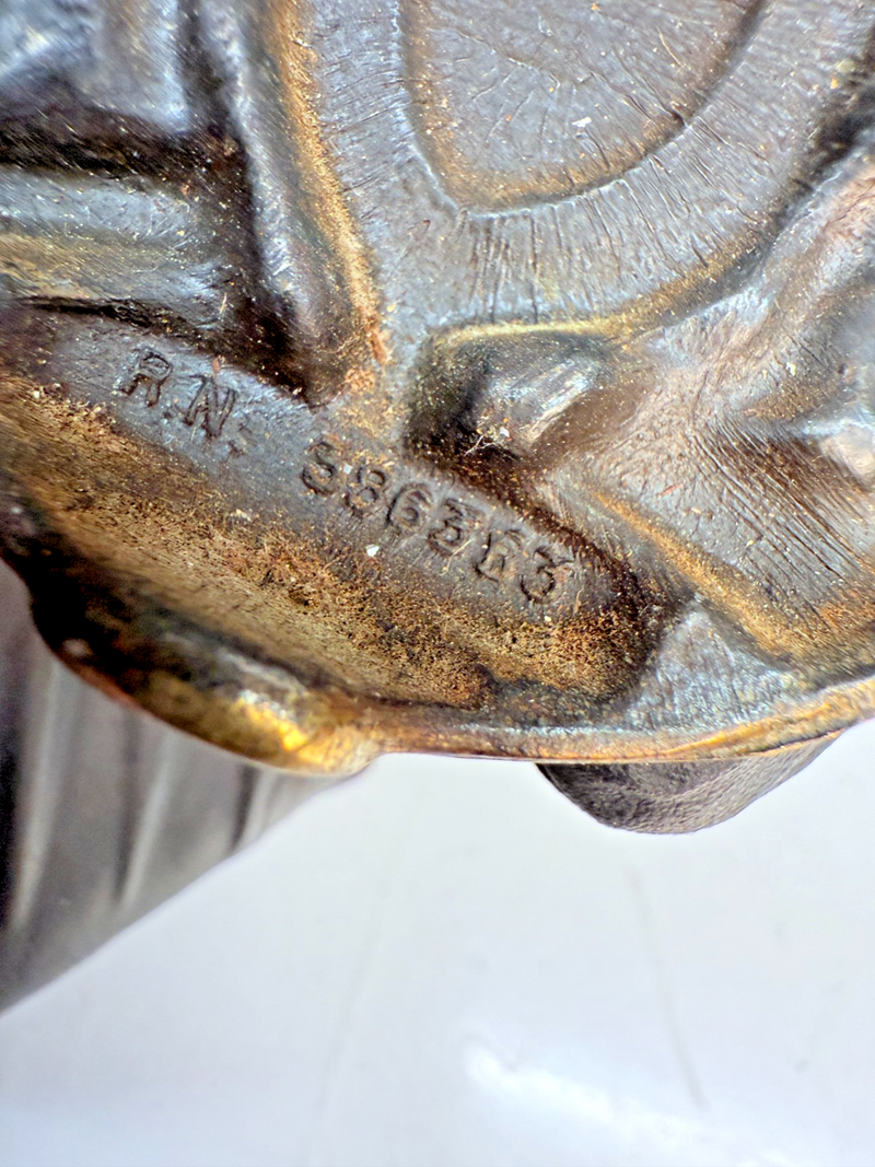 Rare Lion & Unicorn 1953 Dieu Et Mon Droit Brass Coronation Door Knocker B68-29