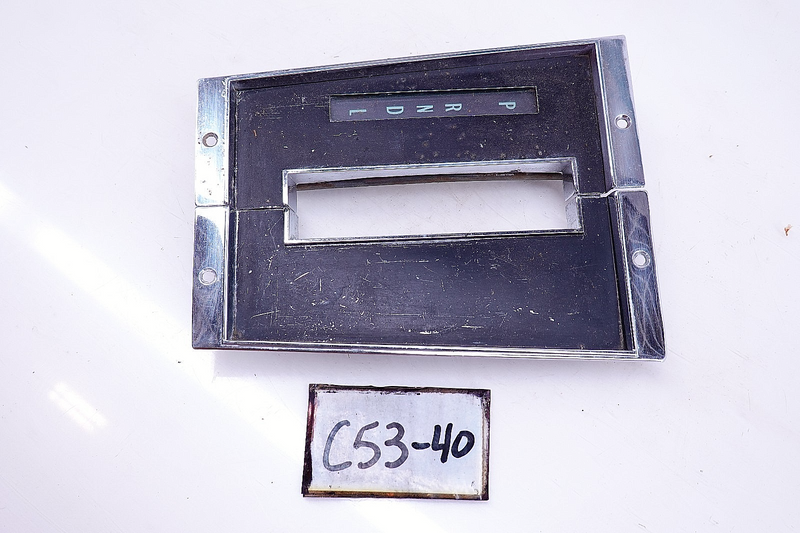 OEM 1967 Camaro 1968- 1974 Firebird Console Shifter Plate Halves GM C53-40