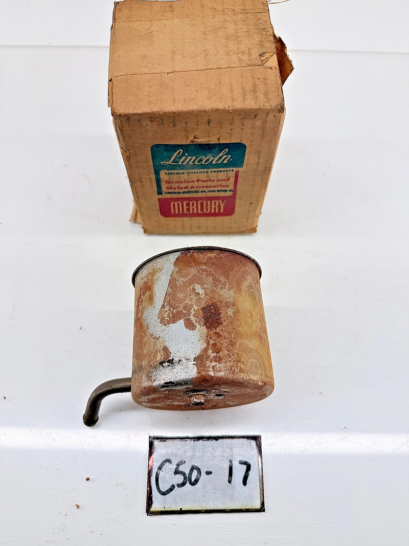 NOS OEM 1956 1957 Lincoln Mercury Ford Reservoir Tank B7MY-3A697-A C50-17