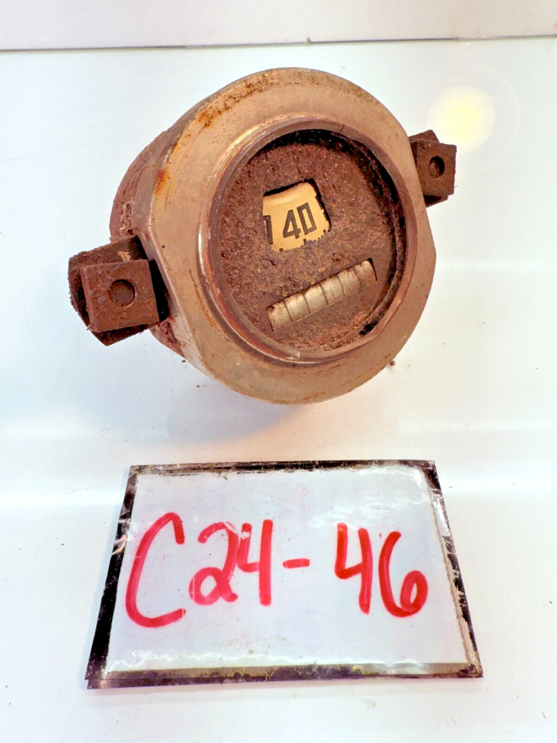 1930 1931 Model A Ford Stewart Warner Round Speedometer Speedo Oval 30 31 C24-46