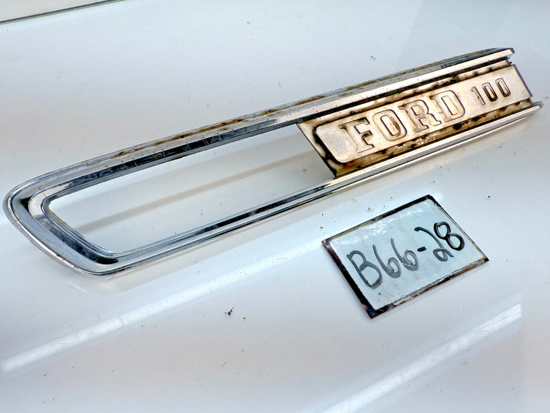 OEM 1968 - 1972 Ford Truck F100 LH Hood Emblems Badge C8TB-16721-A B66-28